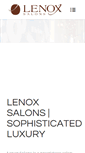 Mobile Screenshot of lenoxsalons.com